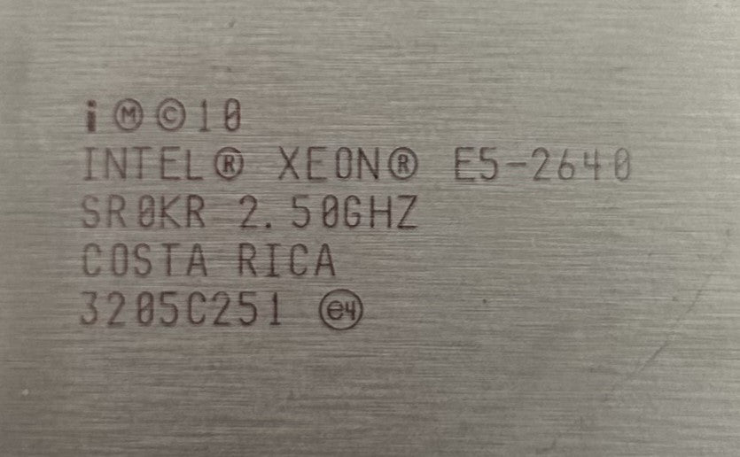 HP 670527-001 E5-2640 2.5GHZ-15MB 6C PROCESSOR, Used