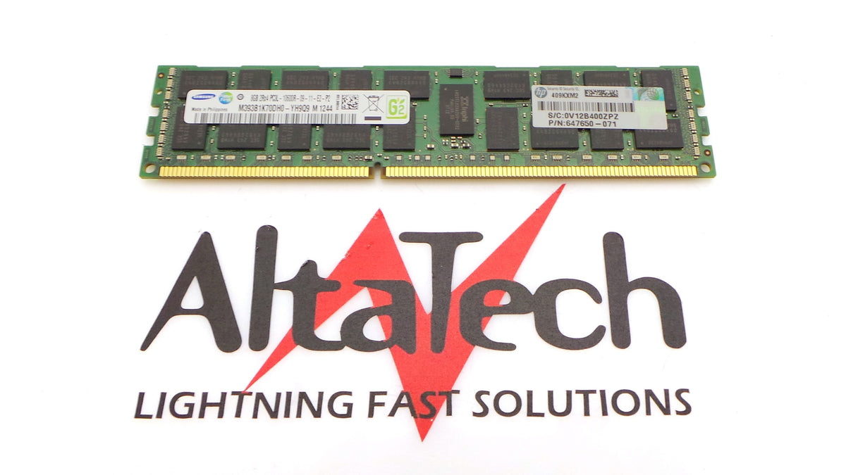 HP 687461-001 8GB PC3L-10600R DDR3-1333 2RX4 ECC, Used