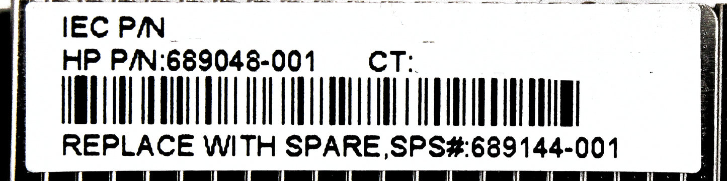 HP 689144-001 CPU 3/4 HEATSINK (BL660CG8), Used