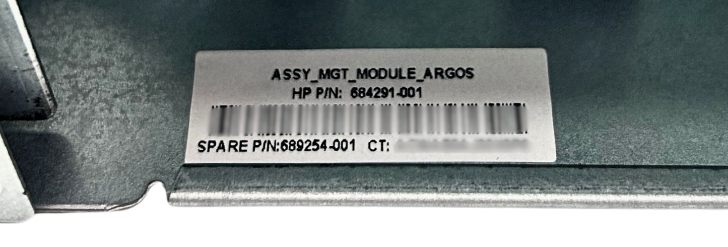 HP 689254-001 SL4500 4.3U MAMAGEMMENT MODULE, Used
