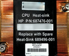 HP 689496-001 PROLIANT SL450 HEATSINK SCREW DOWN, Used