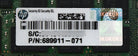 HP 689911-071 8GB 2RX4 PC3L-12800R MEMORY DIMM, Used