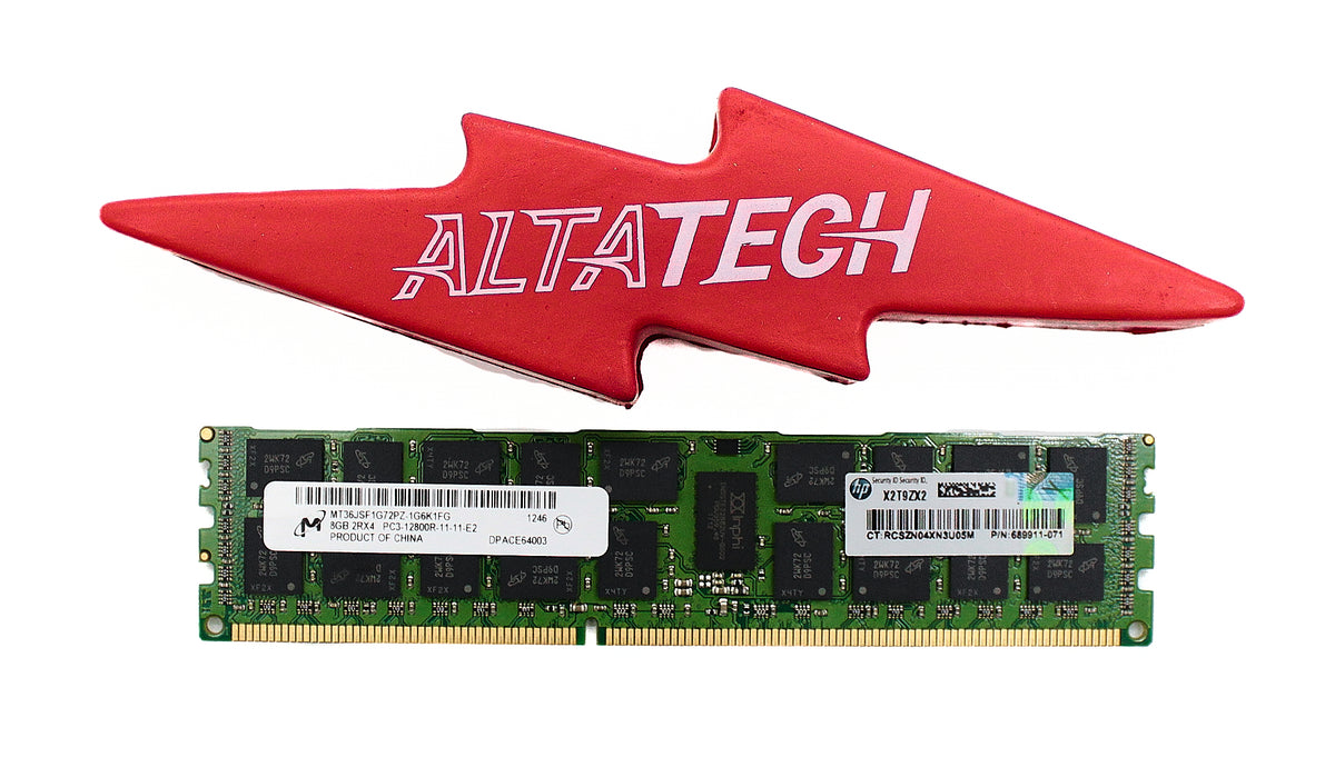 HP 690802-B21 8GB 2RX4 PC3L-12800R MEMORY DIMM, Used