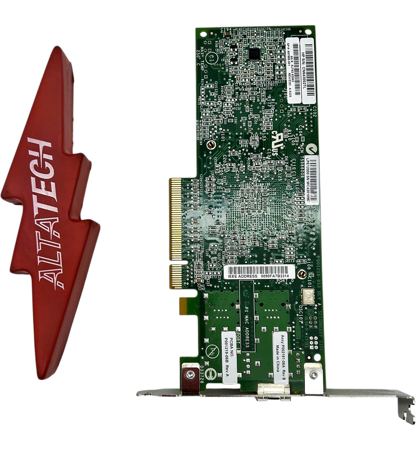 HP 697889-001 HP HBA 81E 8GB SINGLE PORT FC, Used