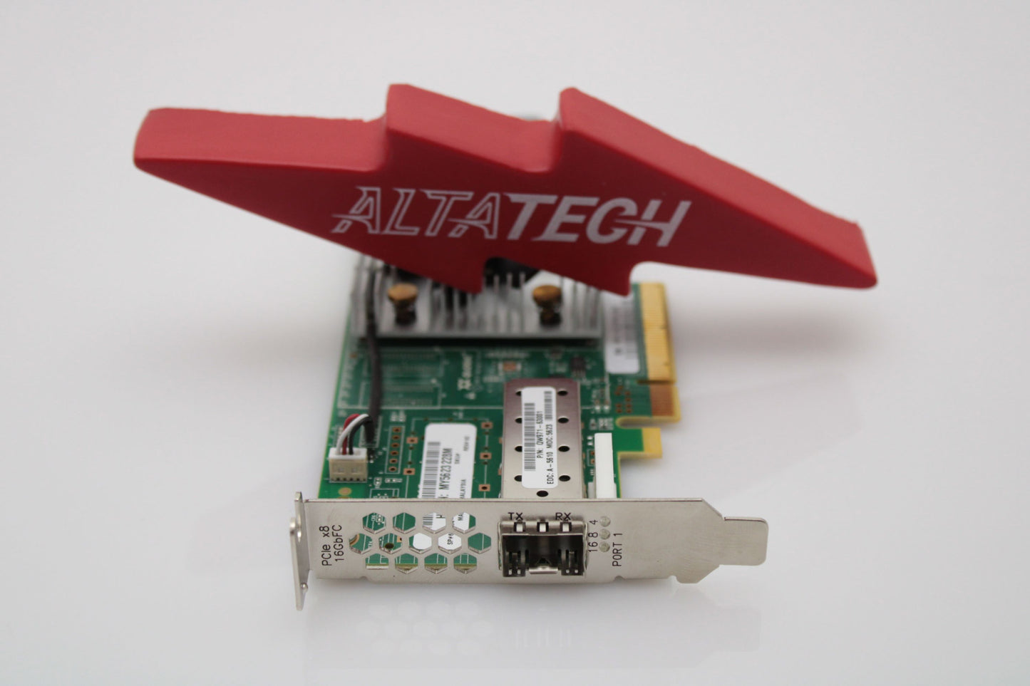 HP 699764-001 StoreFabric 1-Port 16Gbps PCIe Fibre Channel SFP+ Host Bus Adapter for SN1000Q, Used