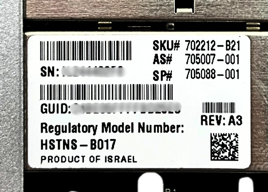 HP 702212-B21_lot50 Lot of 50x HP 702212-B21 / 705007-001 40G InfiniBand FDR 2-port 545FLR-QSFP, Used