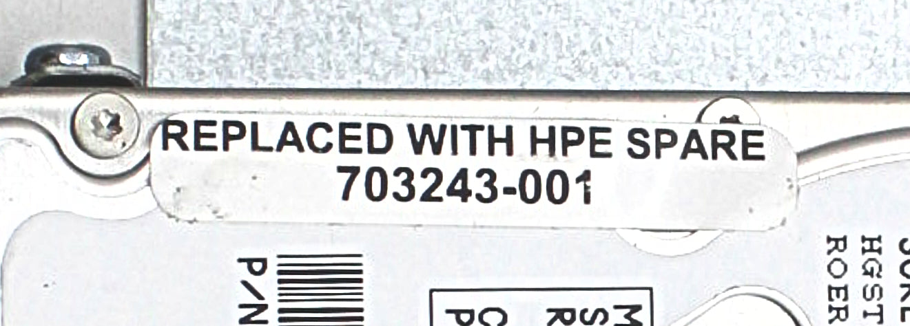 HP 703243-001 450GB 10K RPM DC4 SPS-DRIVE SAS, Used