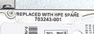 HP 703243-001 450GB 10K RPM DC4 SPS-DRIVE SAS, Used