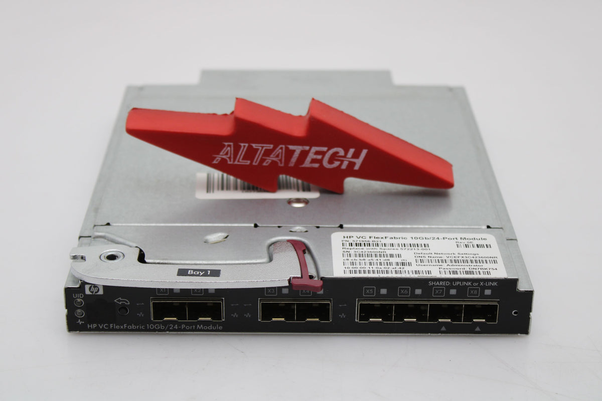 HP 708065-001 Virtual Connect FlexFabric 24-Port 10Gb, Used