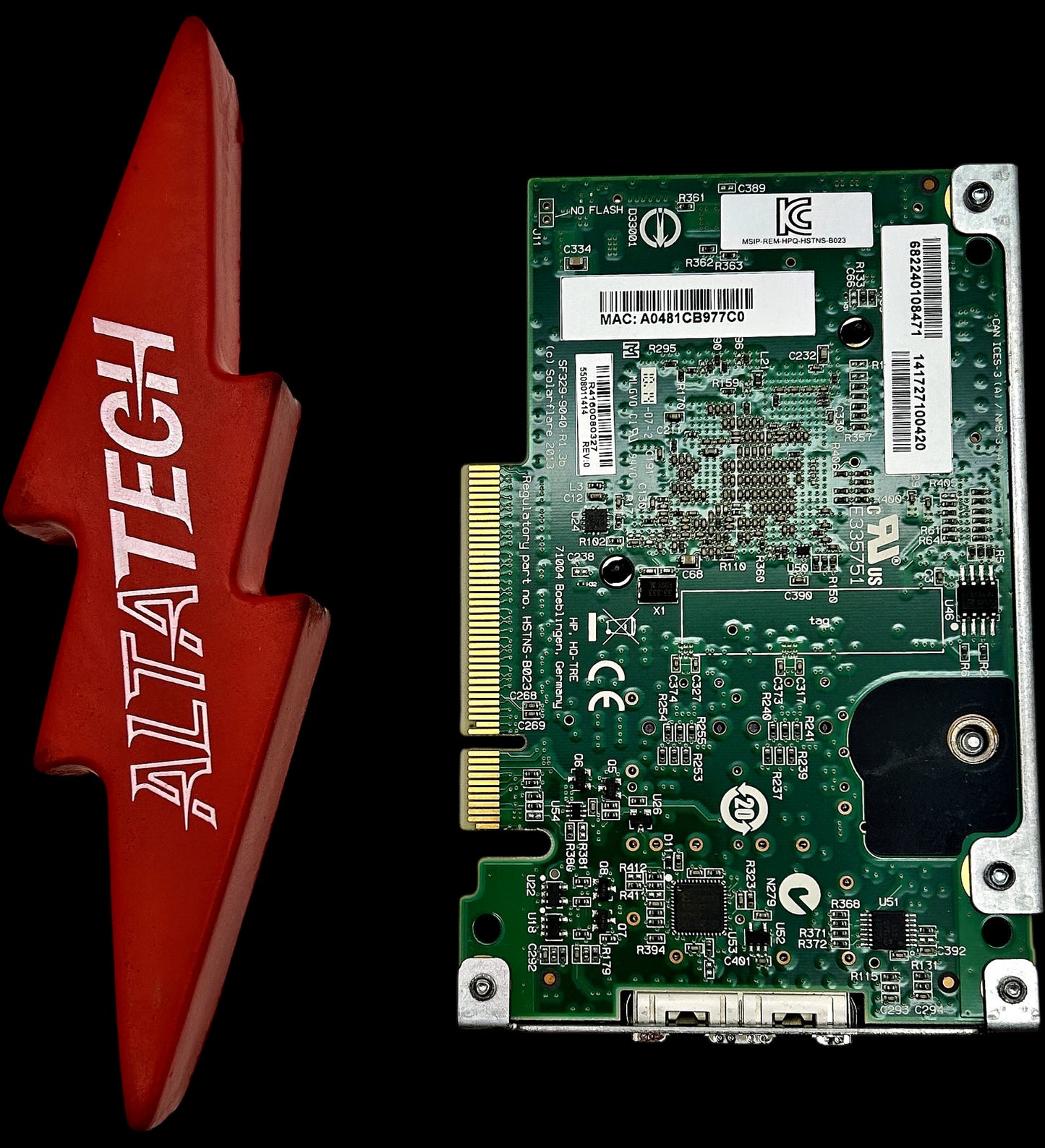 HP 717489-001 10GB 2PORT 570FLR-SFP+ ETHERNET ADR, Used