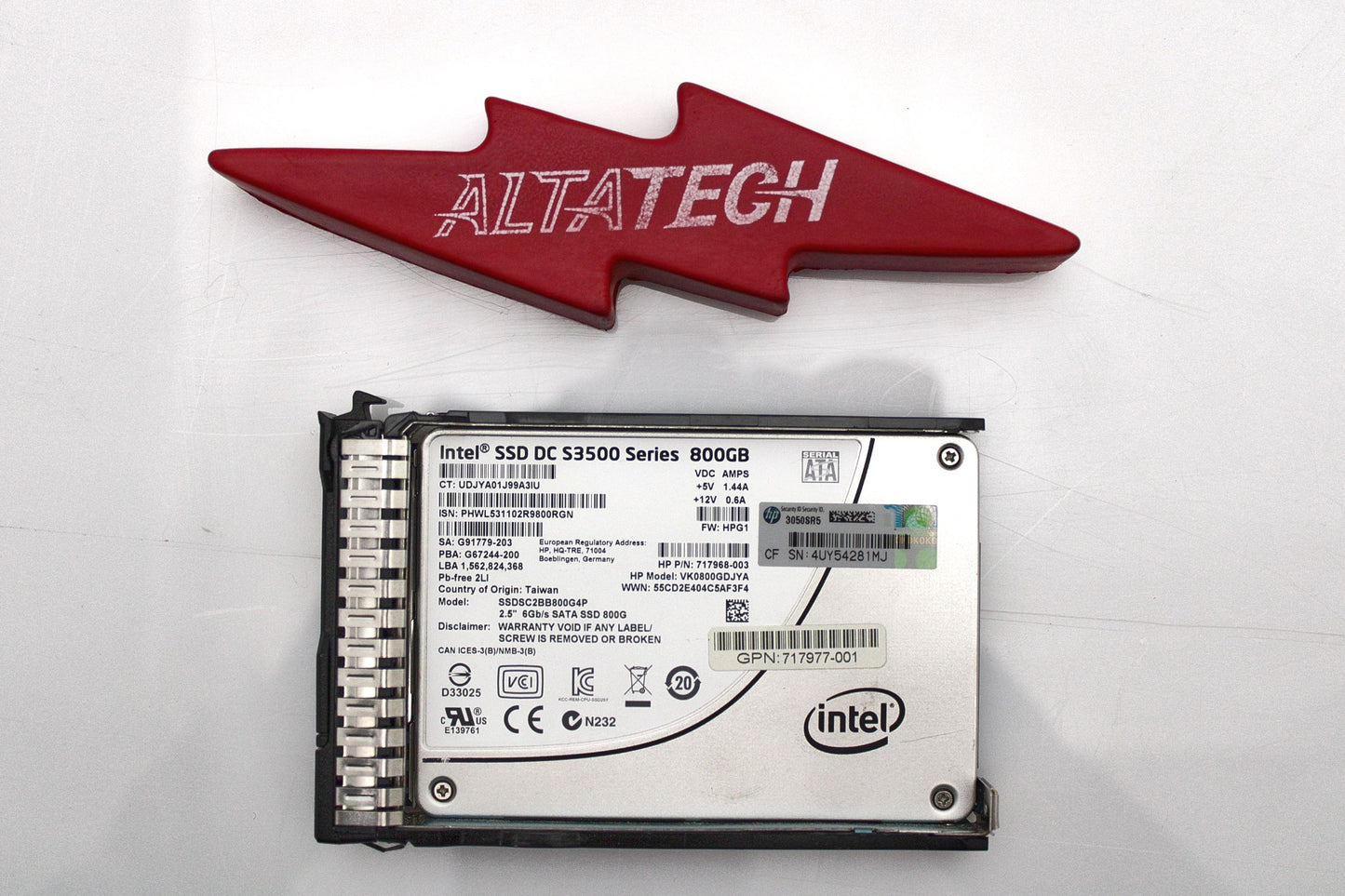 HP 718139-001 800GB 6G VE SFF SC SATA SSD HDD, Used