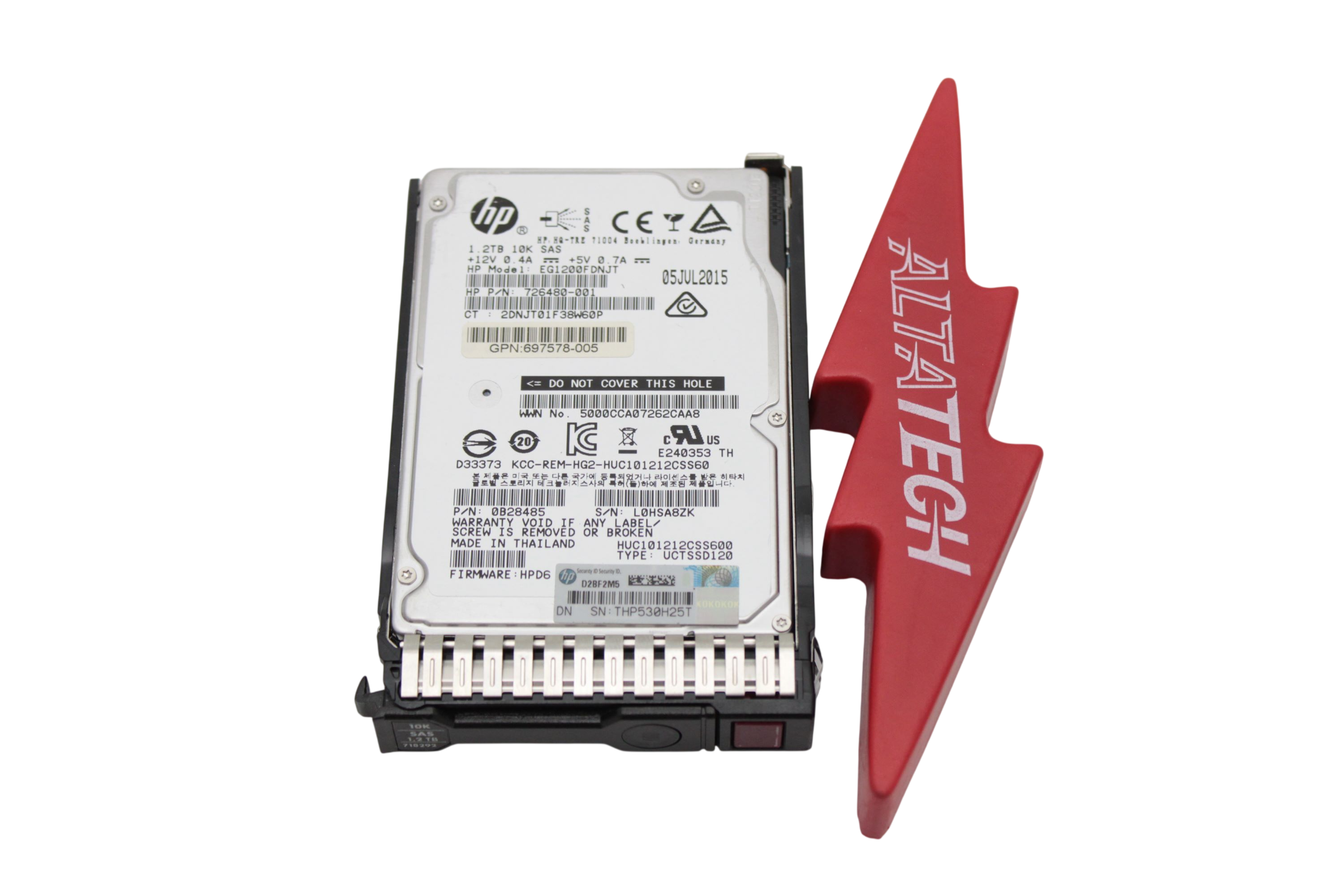 Disco Duro Servidor HP 1,2 TB SAS - 2,5