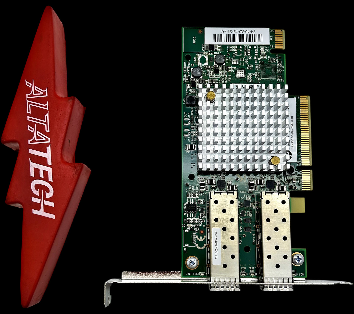 HP 718902-001 570 SFP+ Dual Port 10GB PCIE Adapter, Used