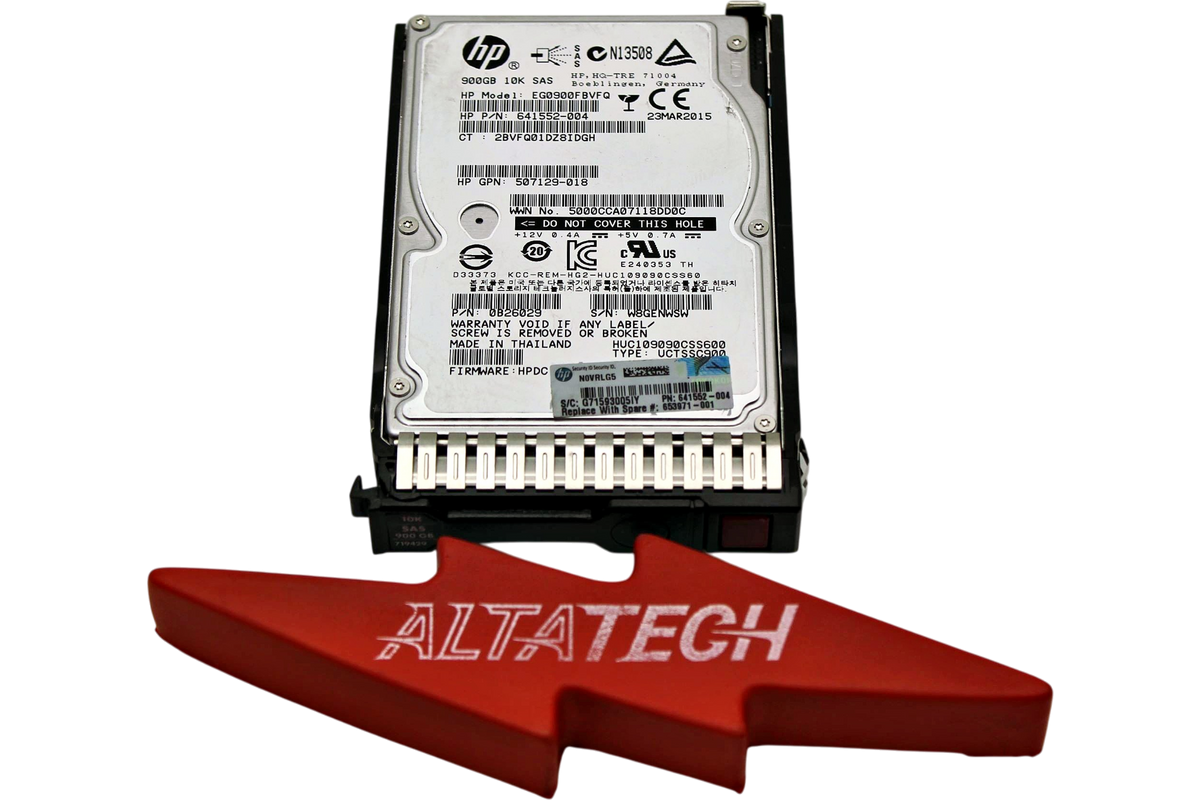 HP 719429-001 900GB 6G 10K SFF SC SAS HDD, Used