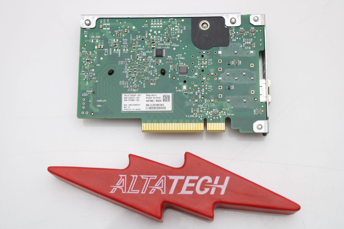 HP 724206-B21 10GB 1P Enhanced 544FLR-SFP+ Adapter, Used