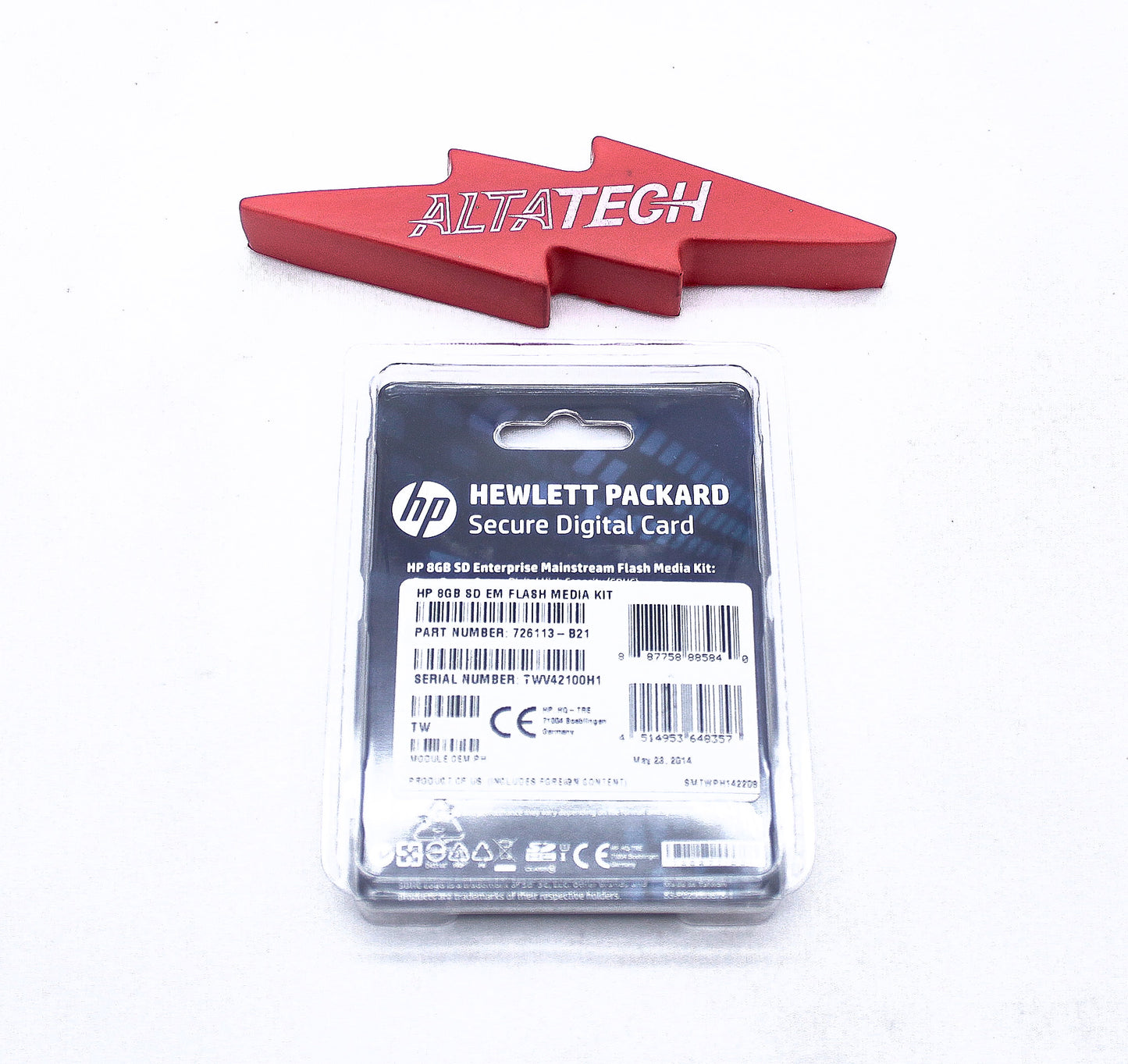 HP 726113-B21 8GB SD EM FLASH MEDIA KIT, New Open Box