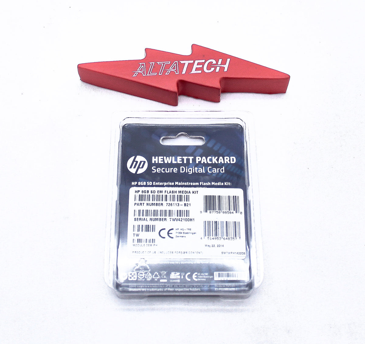 HP 726113-B21 8GB SD EM FLASH MEDIA KIT, New Open Box