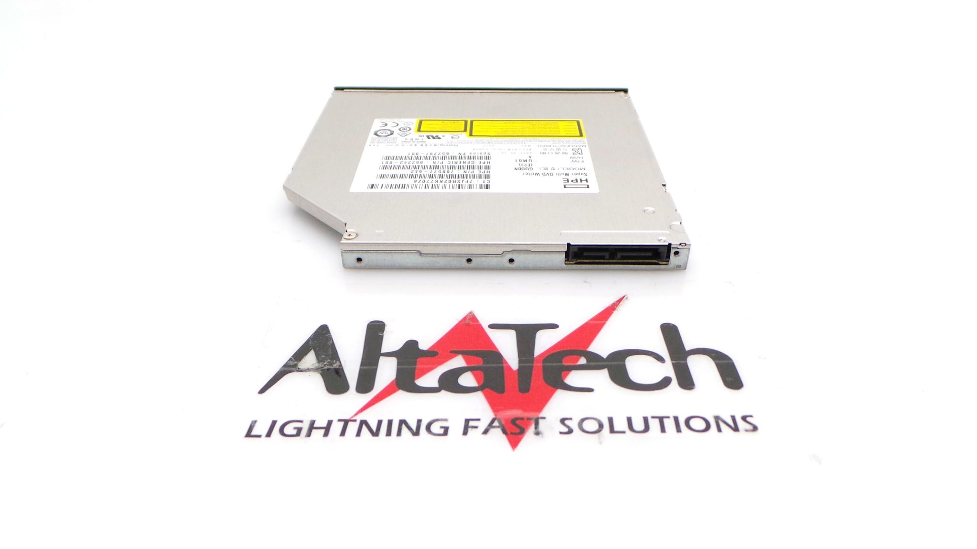 HP 726537-B21 9.5mm SATA DVD-RW Optical Drive in Jack Black, Used