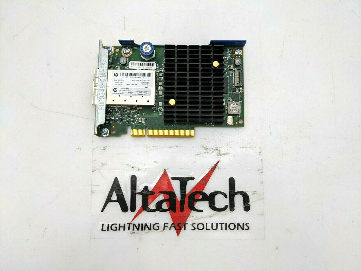 HP 727060-B21 10GB Dual-Port 556FLR-SFP+ Ethernet Adapter, Used