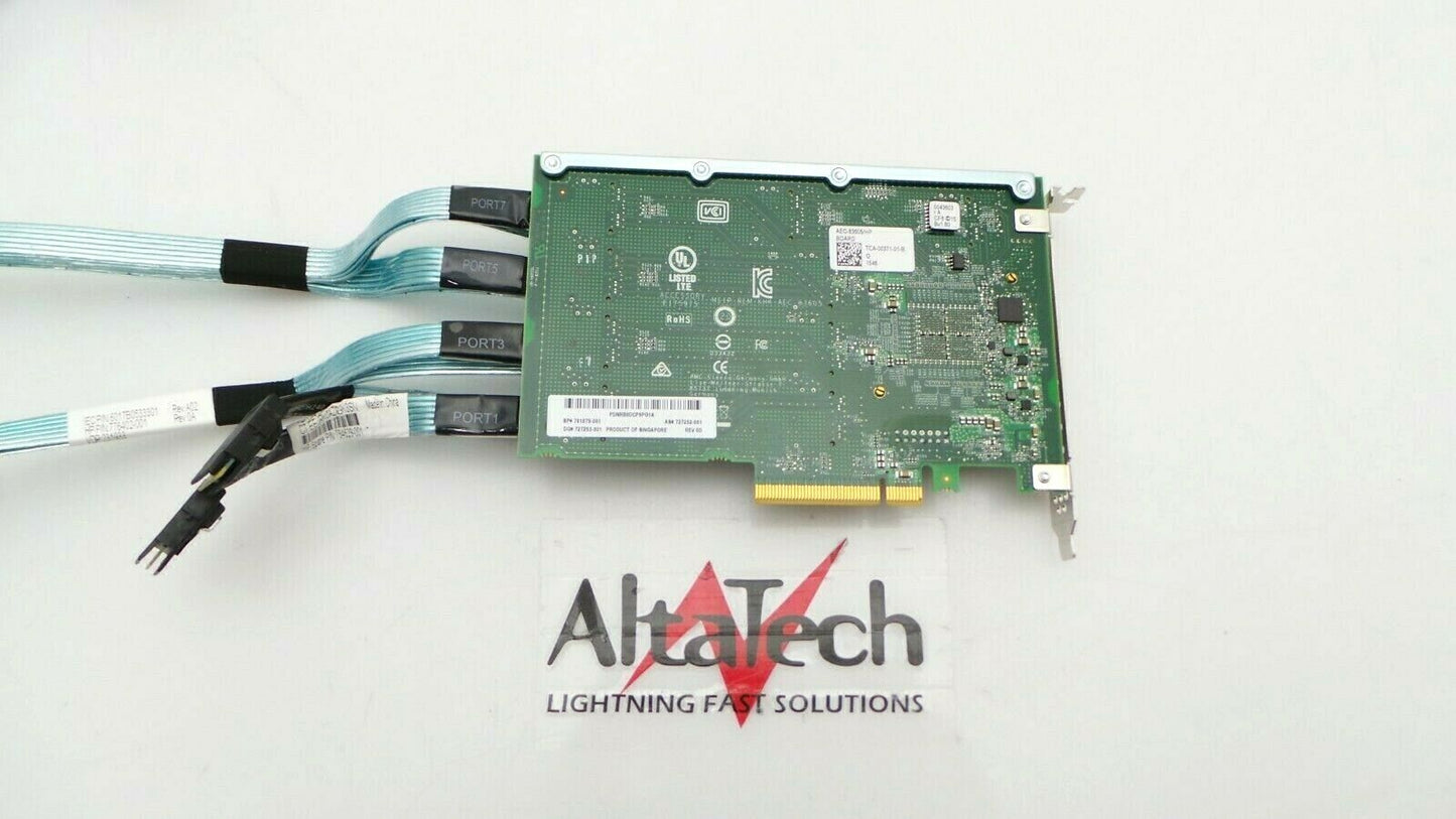 HP 727250-B21 12G SAS Expander Card with Cables, Used