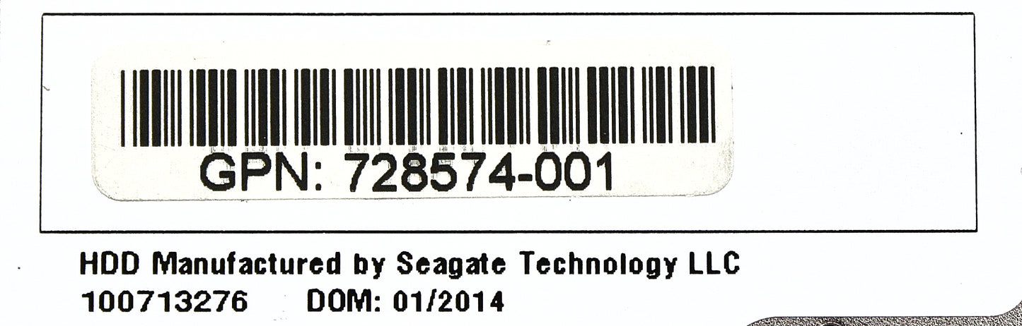 HP 728574-001 3PAR 600GB 10K 2.5" SAS, Used