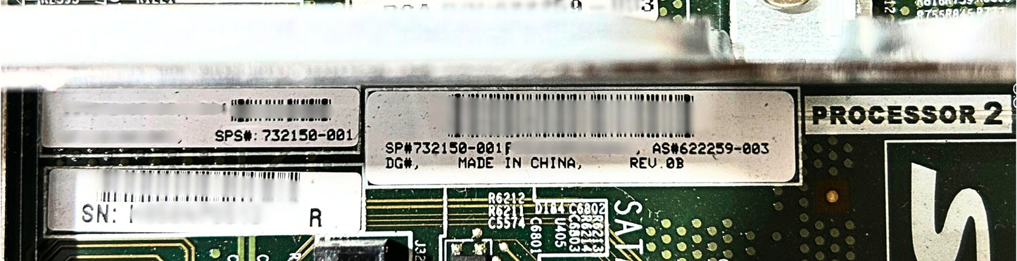 HP 732150-001 System Board, Screw-Down (DL360PG8), Used