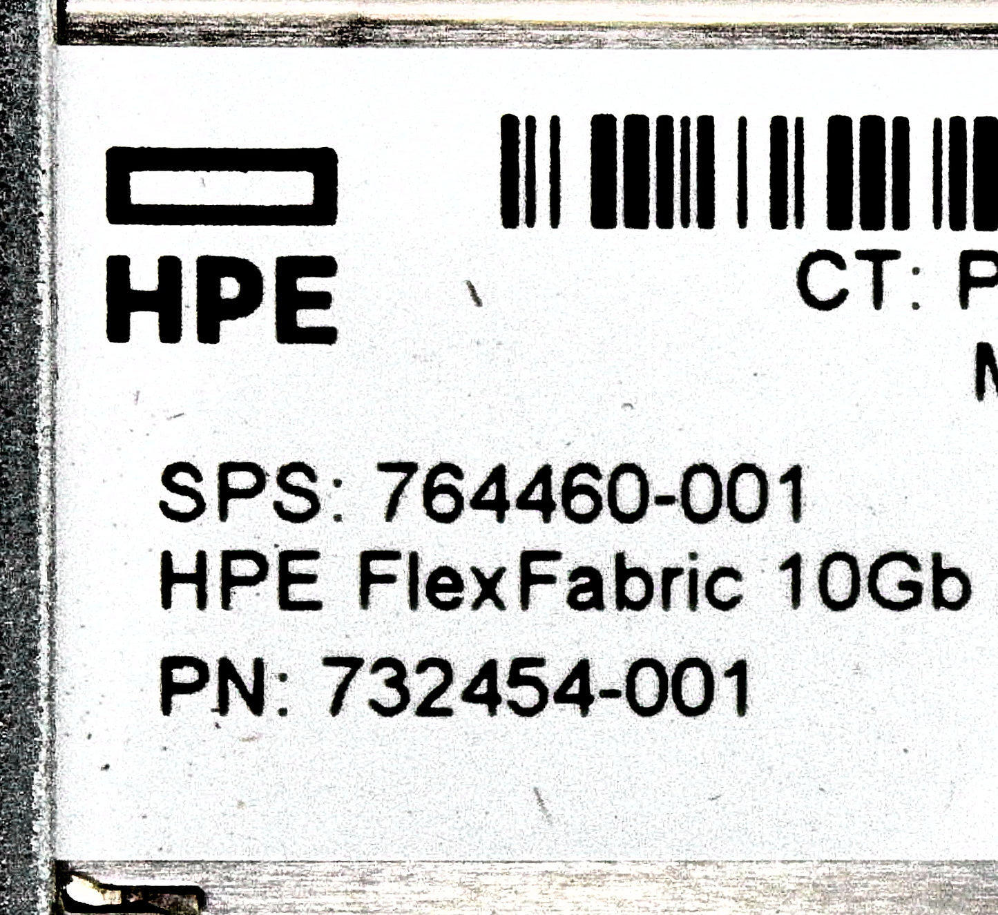 HP 732454-001 Flexfabric 10GB Dual Port 556FLR - SFP+ Adapter, Used