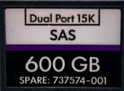 HP 737574-001 600GB 12G 15K LFF SAS HDD, Used