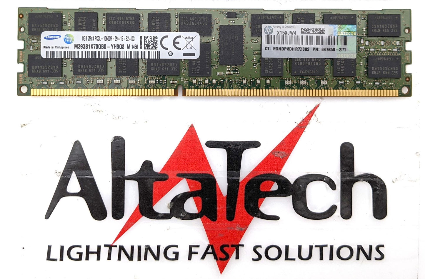 HP 739927-001 8GB PCL3-10600R DDR3-1333 DIMM, Used