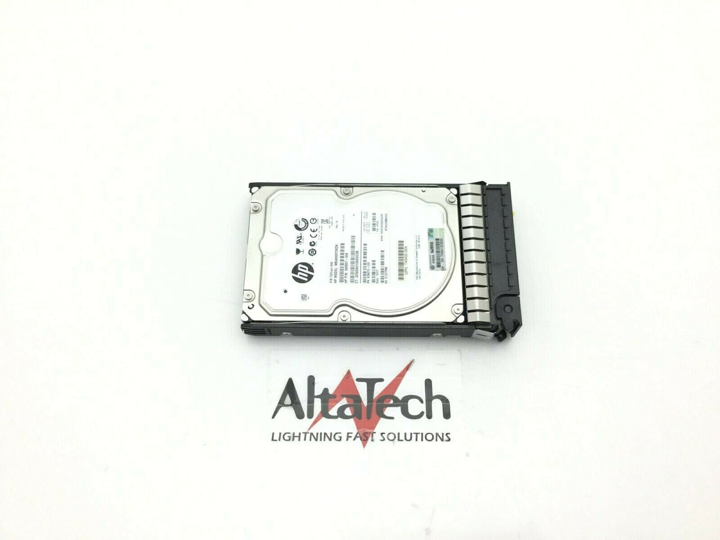 HP 743405-001 4 TB 6G 7.2K RPM SAS LFF 3.5" Hard Drive, Used