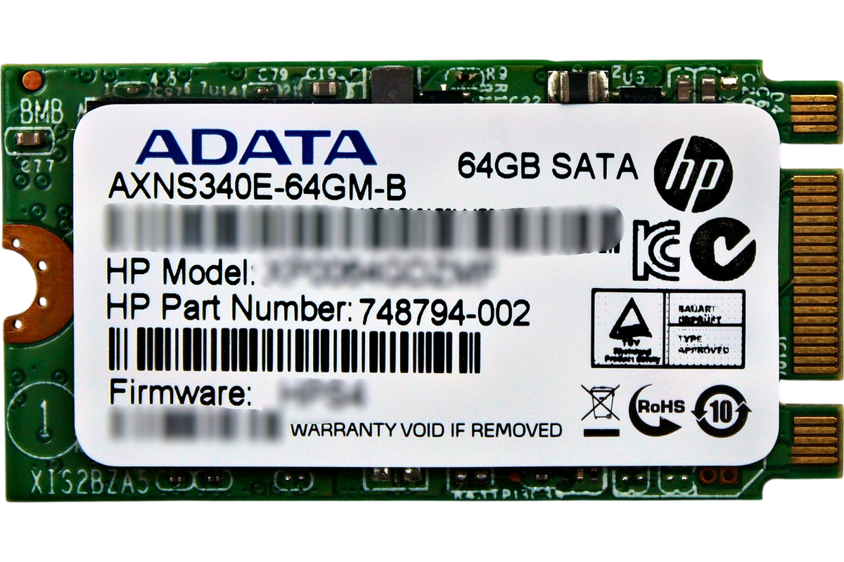HP 748794-002 64GB SSD SATA M.2 6G, Used