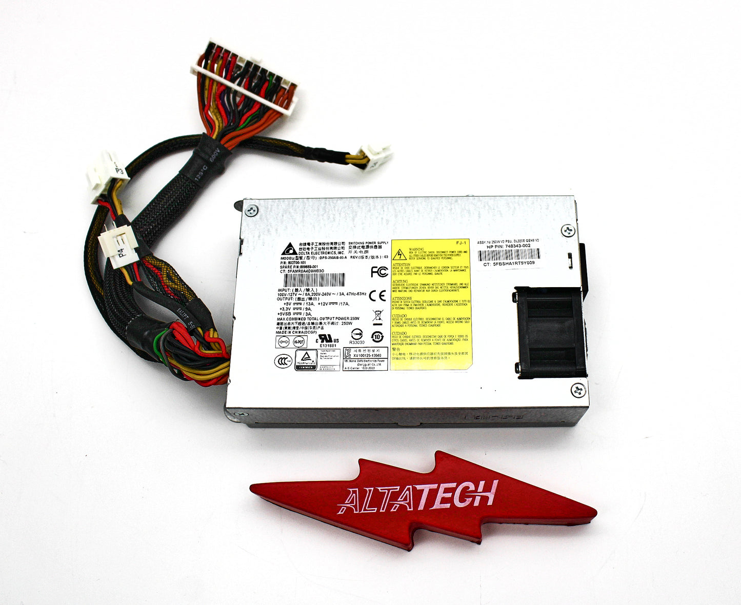 HP 751909-001 250W NHP Power Supply (DL320EG8), Used