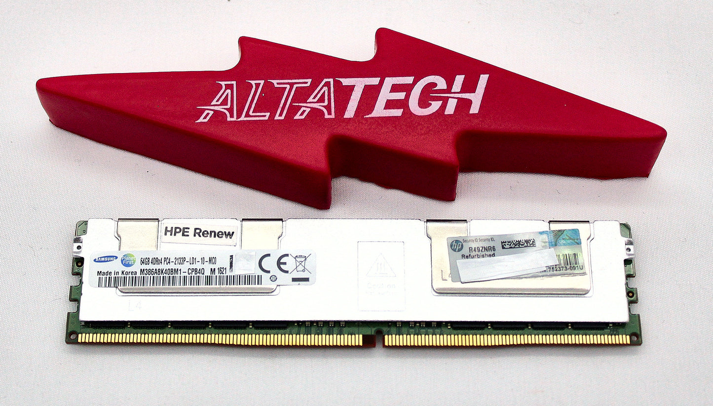 HP 752373-091 64GB (1X64GB) 4RX4 PC4-2133L-15, Used