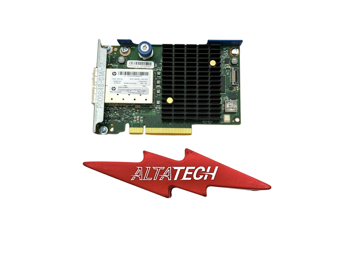 HP 764460-001 FlexFabric 10GB Dual-Port 556FLR-SFP+ Ethernet Adapter, Used