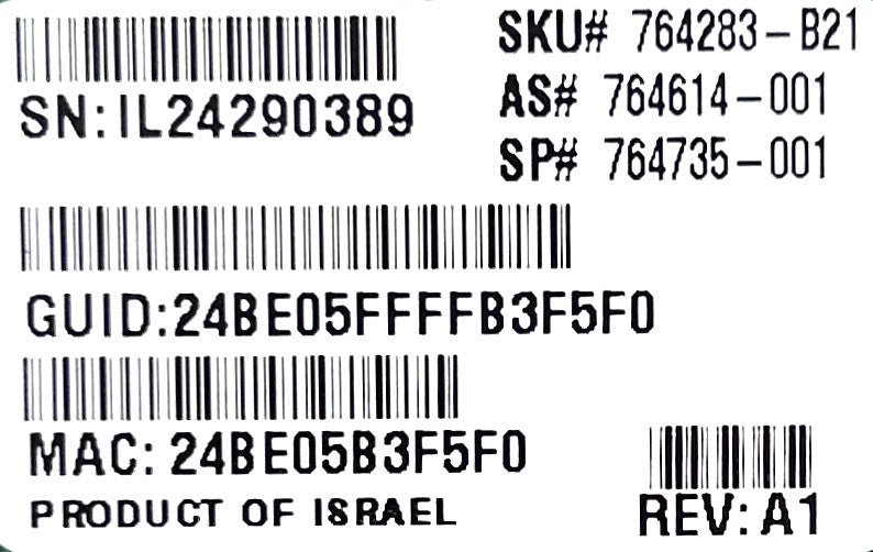 HP 764735-001 IB FDR/EN 40GB 2P 544+M Adapter, Used