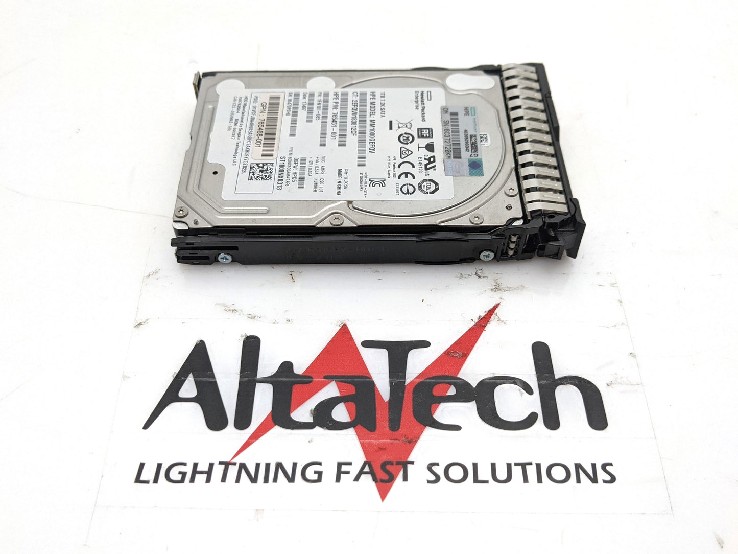 HP 765868-001 1TB SFF SATA DS Hard Disk Drive, Used