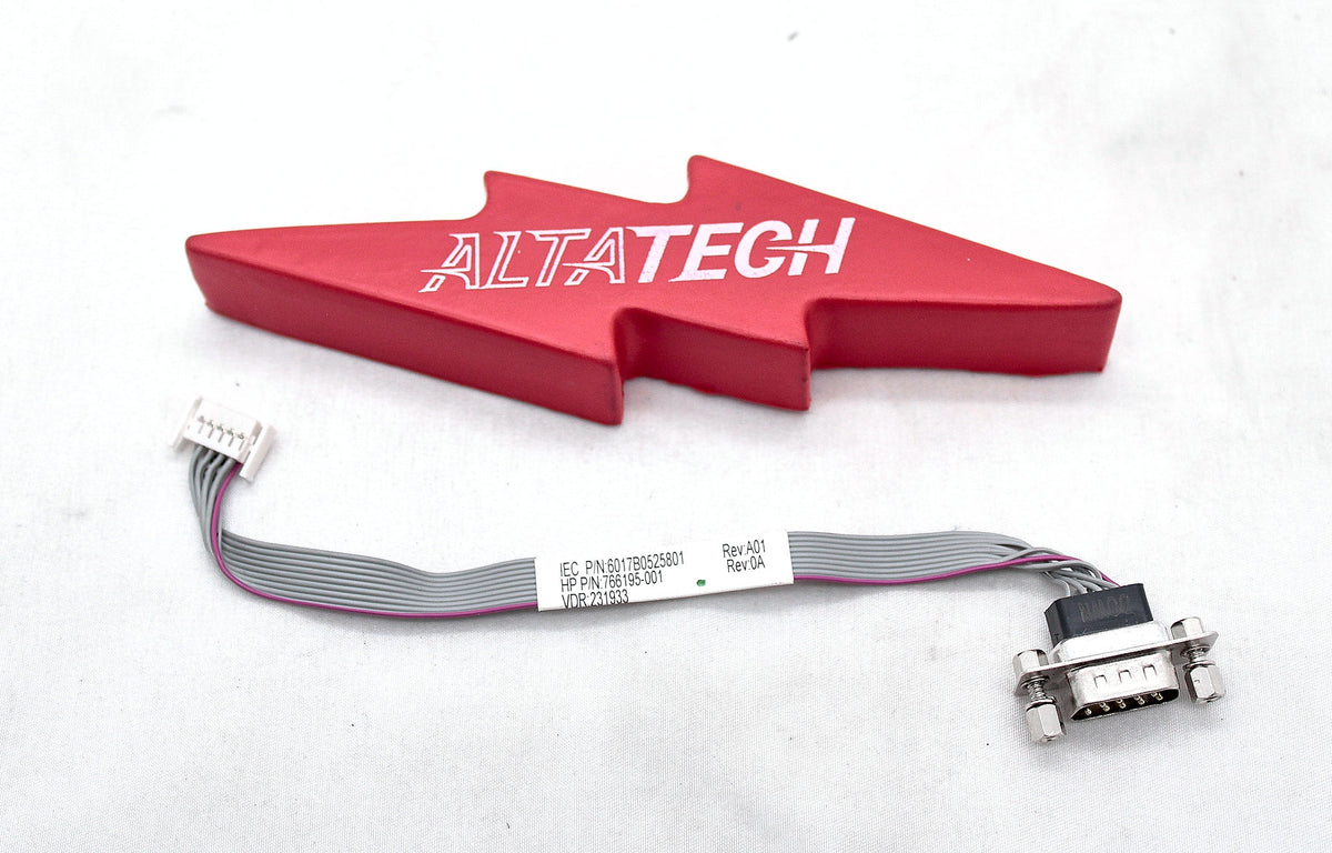 HP 766195-001 DB9 SERIAL CABLE ASSEMBLY, Used