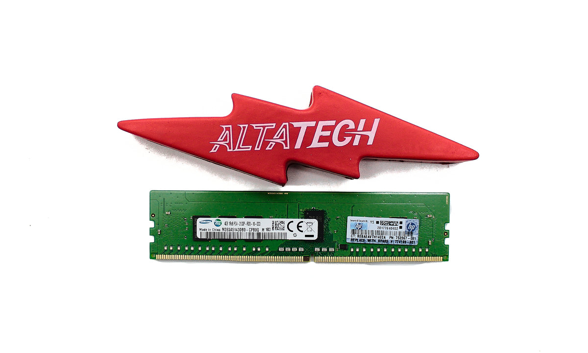 HP 774169-001 4GB PC4-17000P DDR4-2133 1RX8 ECC, Used