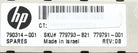 HP 779791-001 2 Port 546SFP+ Ethernet Adapter, Used