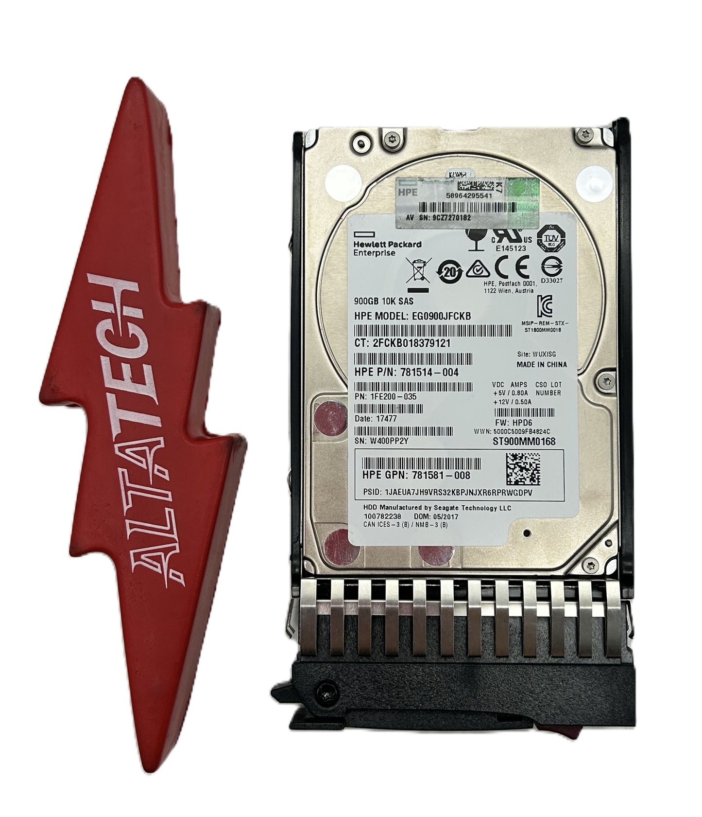 HP 781514-001 600GB 12G 10K SFF SC SAS HDD, Used