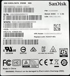 HP 782407-001 3PAR 20800 256GB SSD BOOT DISK, Used