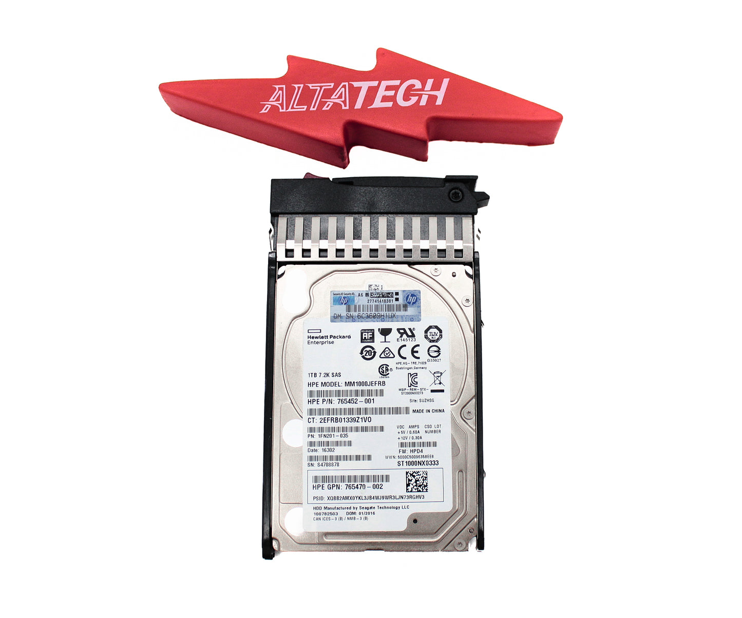 HP 787652-001 1TB 12G SAS 7.2K SFF MSA, Used