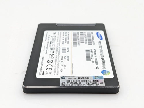 HP 789365-001 HPE 789365-001 960GB 6Gbps SATA SFF Solid State Drive, Used