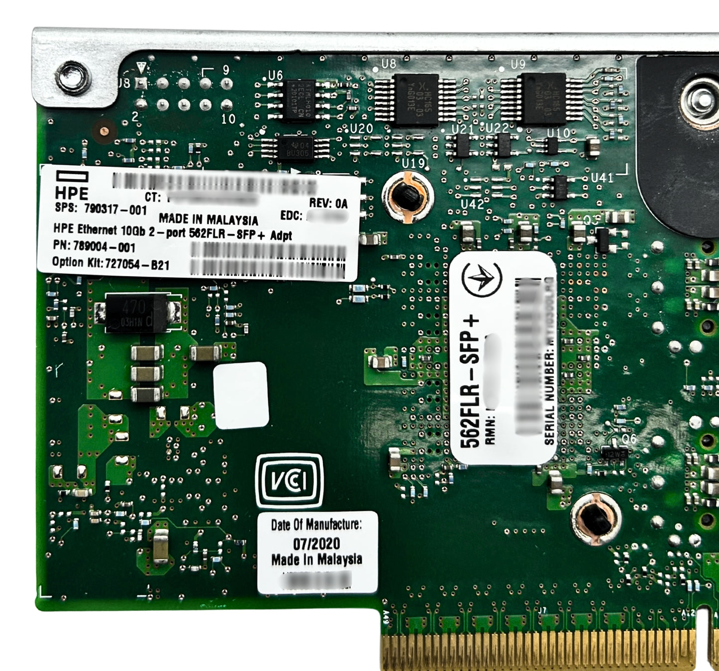 HP 790317-001 ETHERNET 10GB 2P 562FLR-SFP+ Adapter, Used