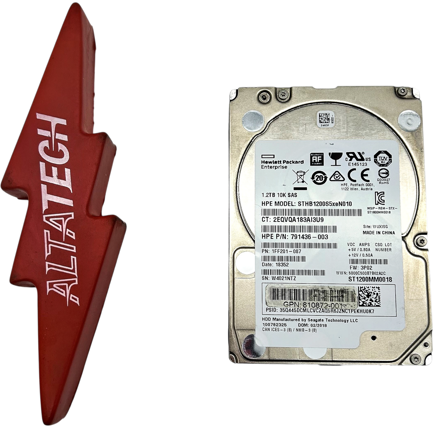 HP 791436-003 3PAR 1.2TB SAS 6G 10K SFF HDD, Used