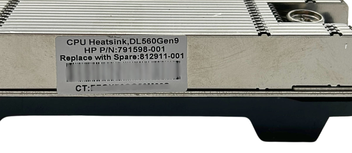 HP 791598-001 DL560 G9 HEATSINK, Used