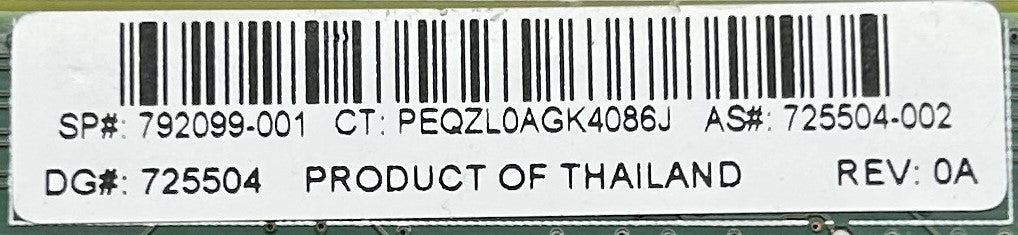 HP 792099-001 LSI 9217-4i4e SAS 6Gb RAID Storage Card, Used