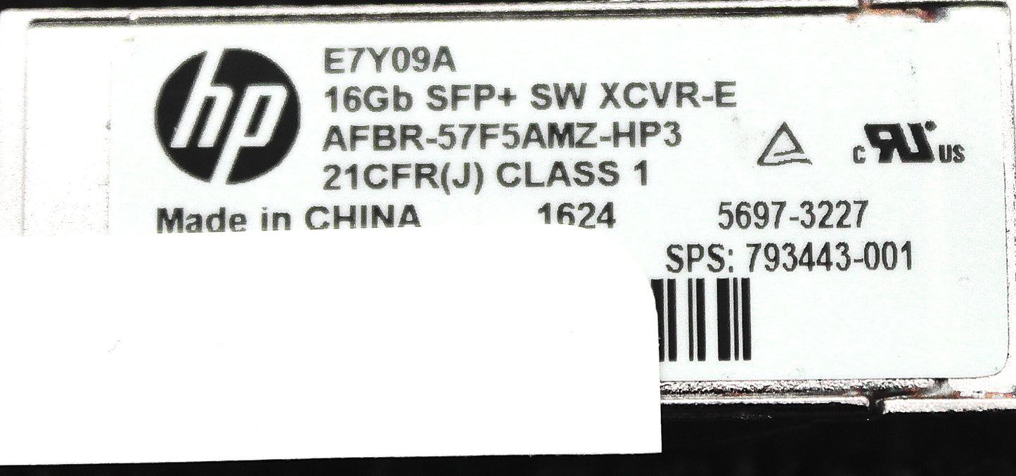 HP 793443-001 16GB SFP+ SW XCVR Tranceiver, Used