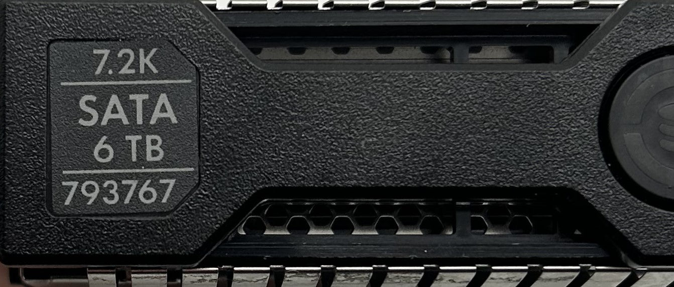 HP 793767-001 6TB 7.2K SATA LFF 6G 512e He MDL SC HDD, Used