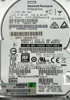 HP 794548-001 3Par 1.2TB 6G SAS Storeserv M6710 SFF FIPS HDD, Used